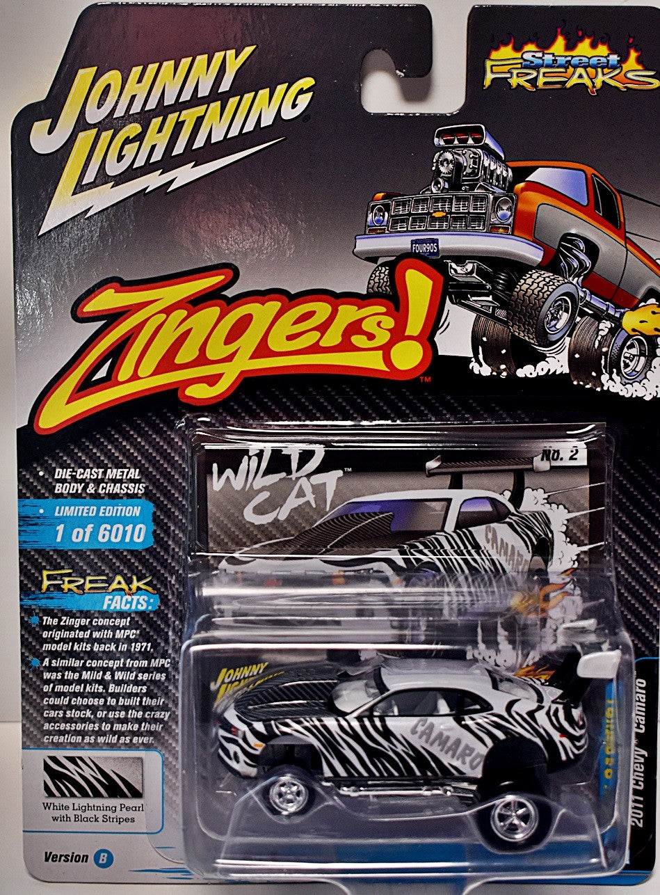 Johnny Lightning Street Freaks  Zingers - White Lightning - 2011 Chevrolet Camaro