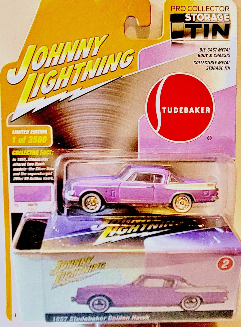 Johnny Lightning Pro Collectors Series 1957 Studebaker Gold Hawk