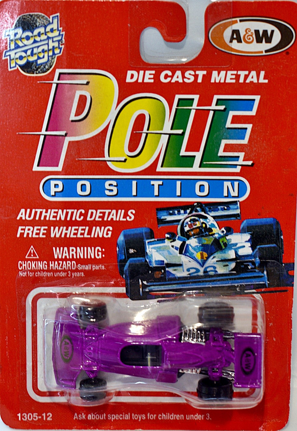 Road Tough Pole Position - Rare A&W Root Beer Promo - Open Wheel Formula 1 Race Car
