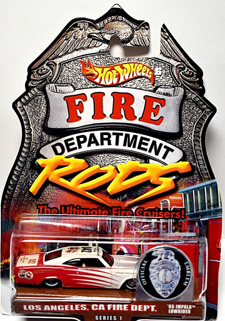 Hot Wheels Fire Rods - LAFD - 1965 Chevy Impala Lowrider