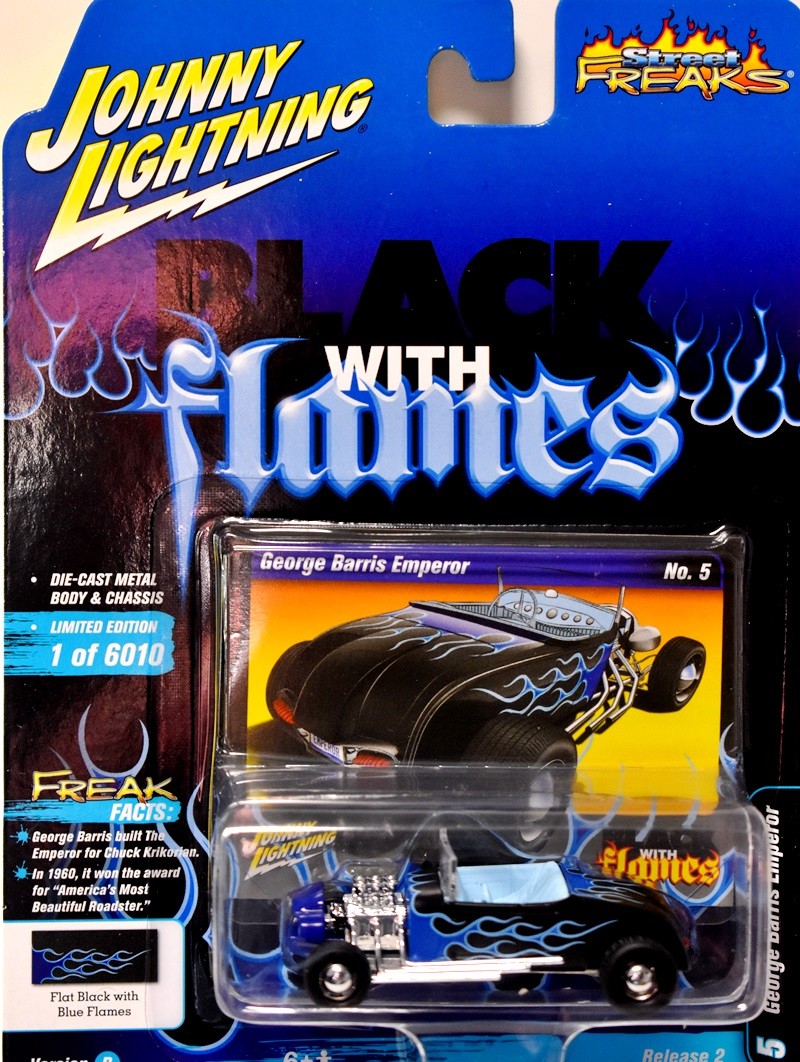 Johnny Lighnting Black with Flames - George Barris Emperor Ford Hot Rod