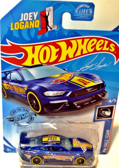 Hot Wheels -  Joey Logano HW Racing Ford Mustang Race Car