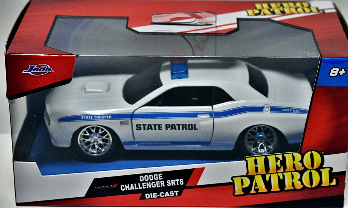 Jada Hero Patrol - Dodge Challenger State Trooper Police Car