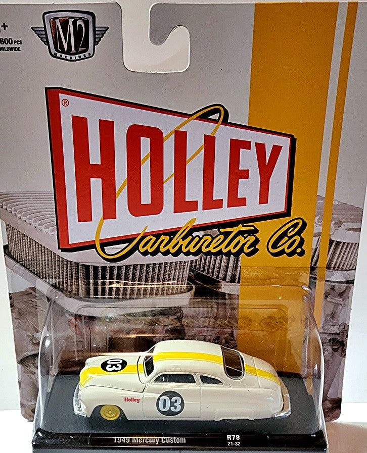 M2 Machines Detroit Muscle - Holley Carbs 1949 Mercury Race Car