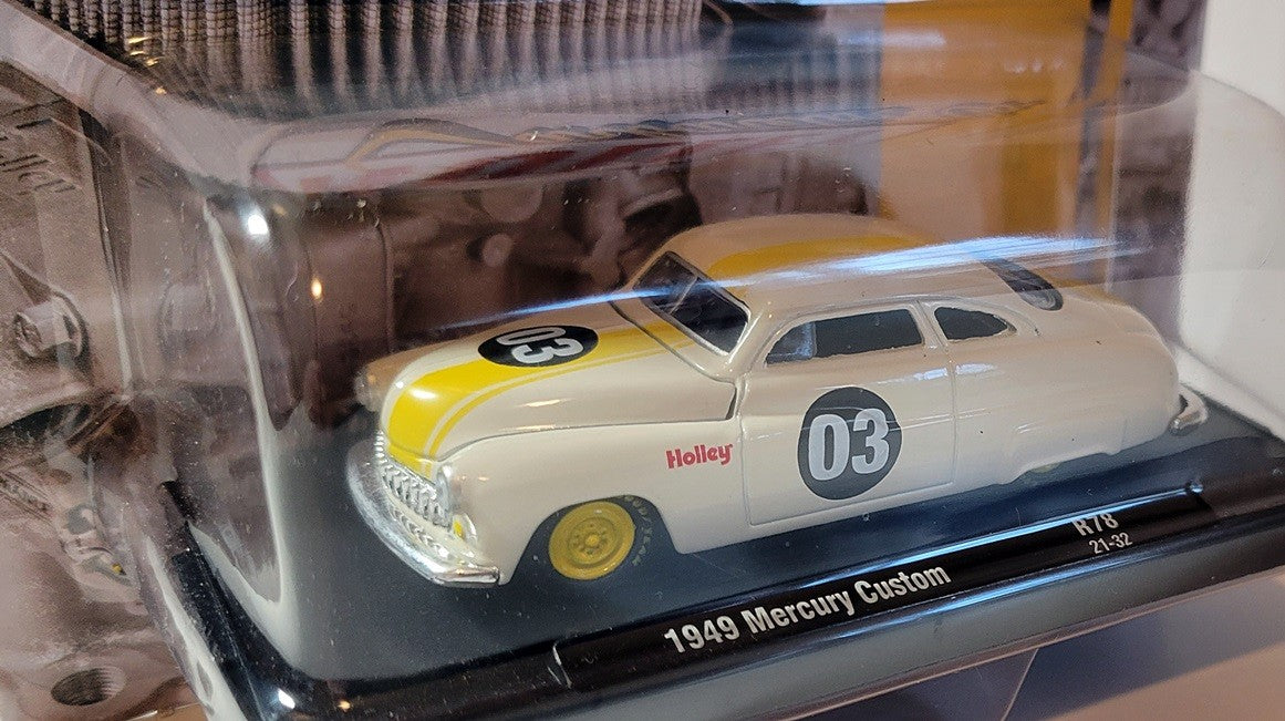 M2 Machines Detroit Muscle - Holley Carbs 1949 Mercury Race Car