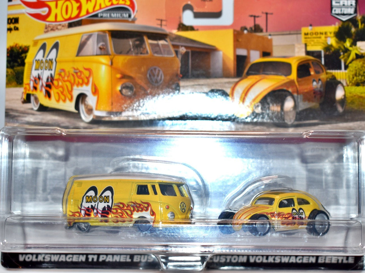 Hot Wheels Premium Set - Moon Equipped Hot Rod Volkswagen Set
