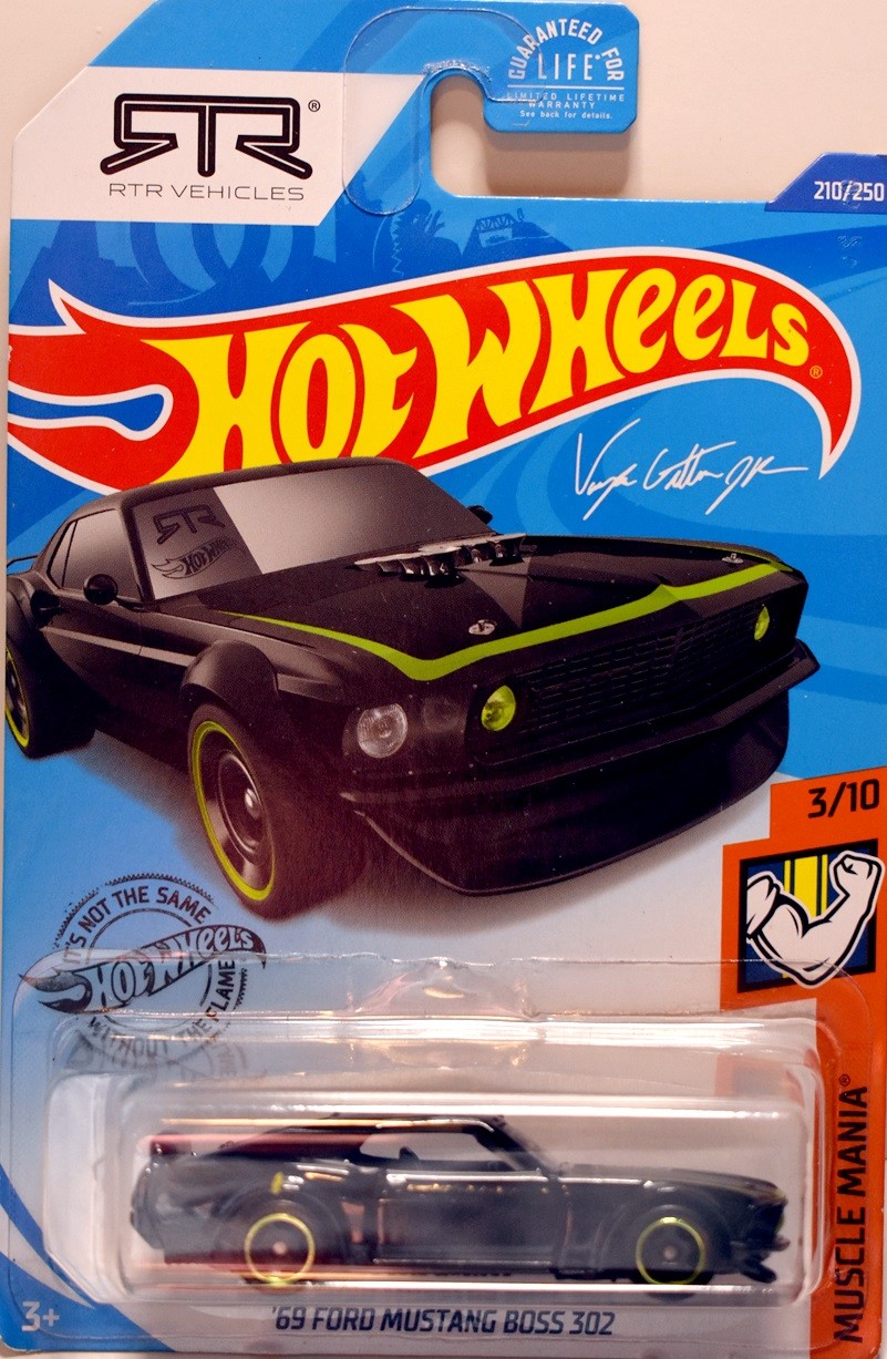 Hot Wheels -  1969 Ford Mustang  Boss 302