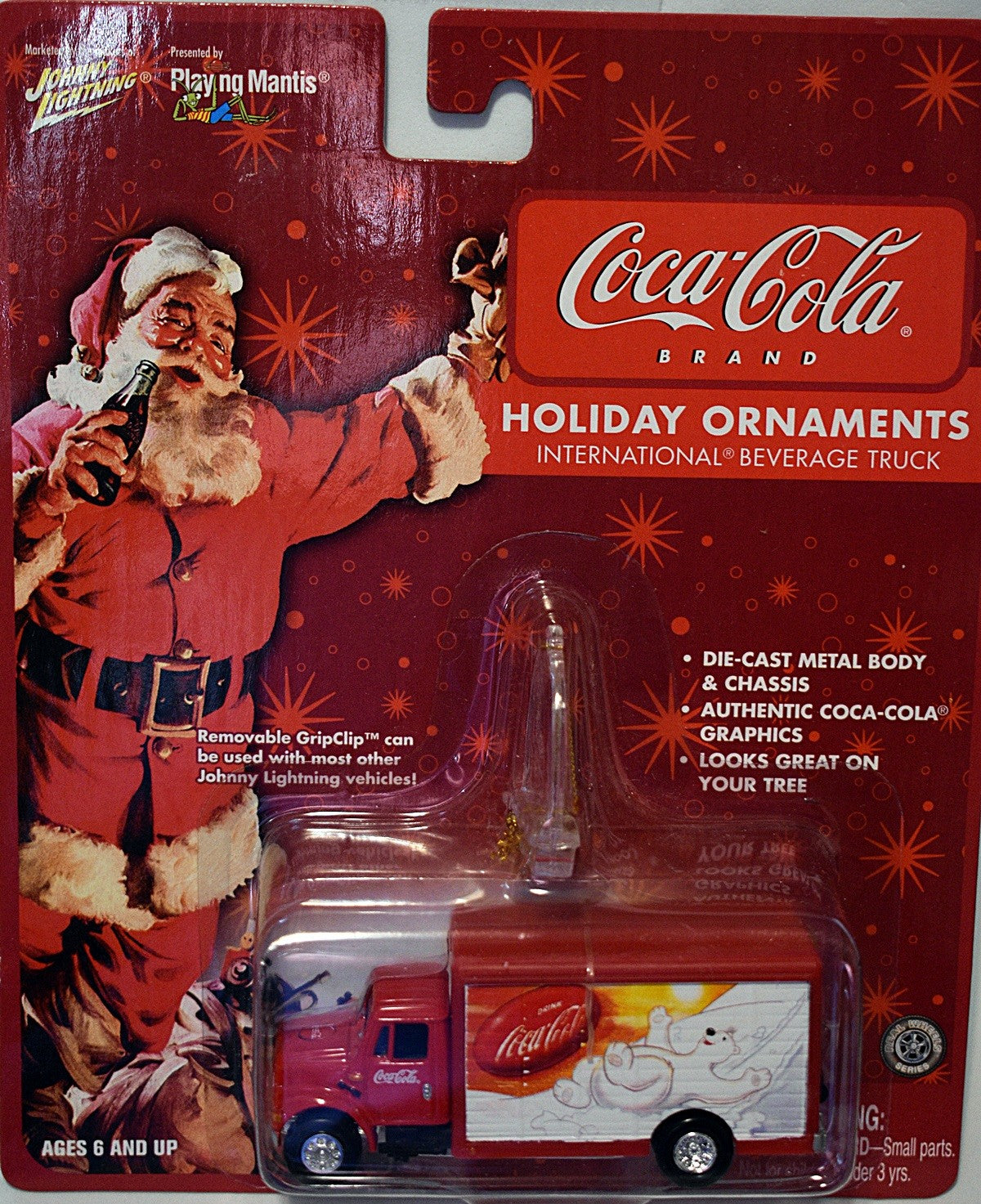 Johnny Lightning - 2004 Coca-Cola Automents -  Coca-Cola Polar Bears International Beverage Truck