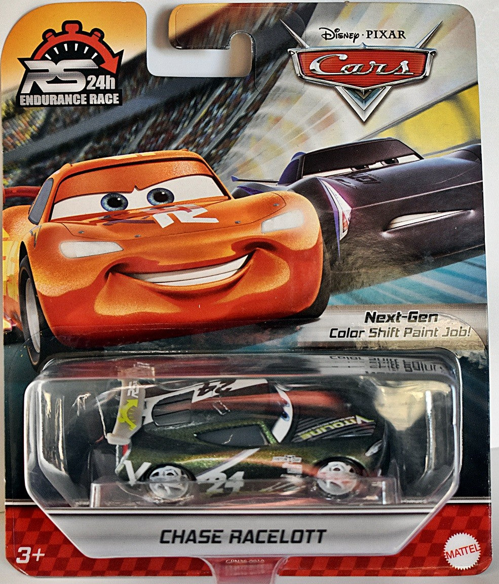 Disney Cars - Chase Elliott - Chase Racelott NASCAR Color Changer Race Car