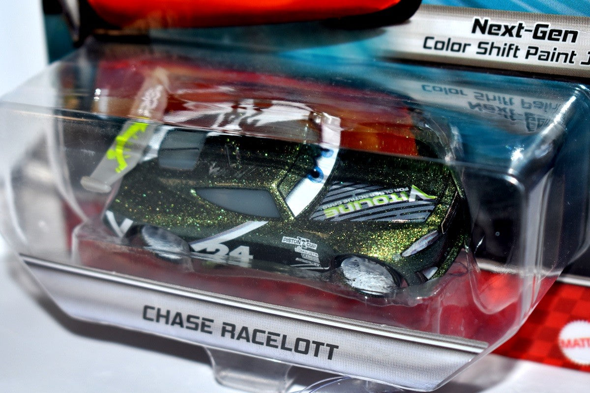 Disney Cars - Chase Elliott - Chase Racelott NASCAR Color Changer Race Car