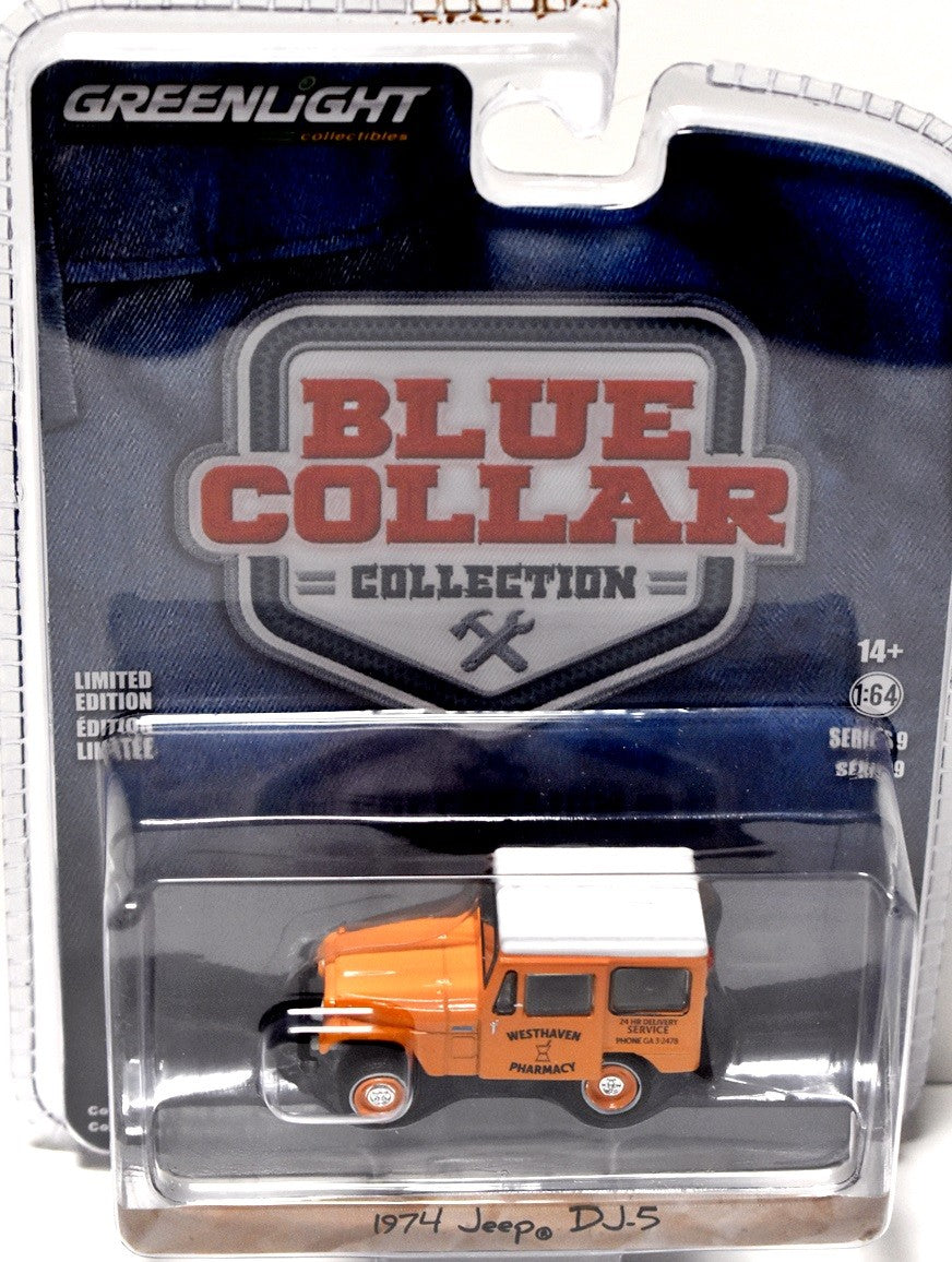 Greenlight - Blue Collar -  Westhaven Pharmacy 1974 Jeep DJ-5