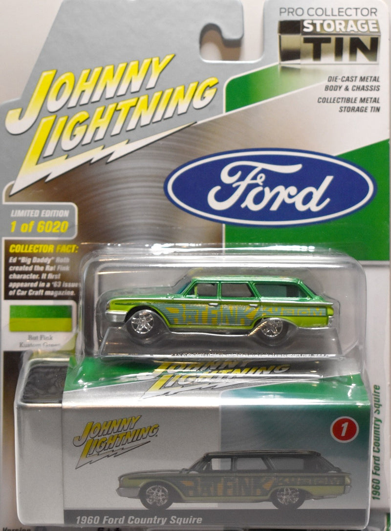 Johnny Lightning Pro Collector Series  Rat Fink - 1960 Ford Country Squire Station Wagon