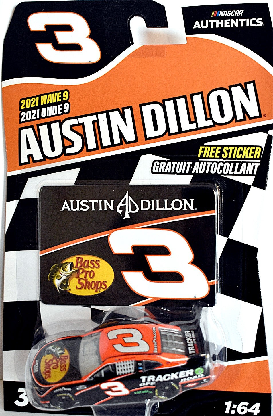 NASCAR Authentics - RCR Racing - Austin Dillon Bass Pro Shops/Tracker Boats Chevrolet Camaro