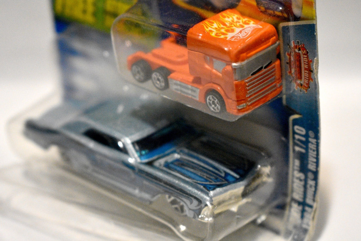 Hot Wheels 1964 Buick Riviera Custom with HW Atomix Big Rig