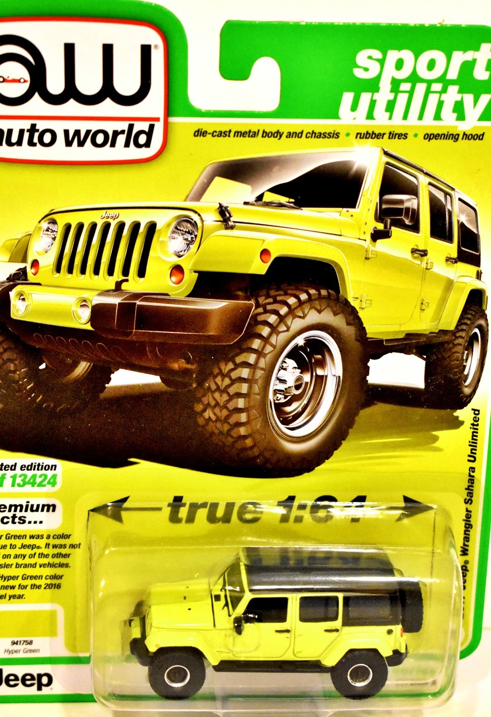 Auto World - Jeep Wrangler Sahara Unlimited