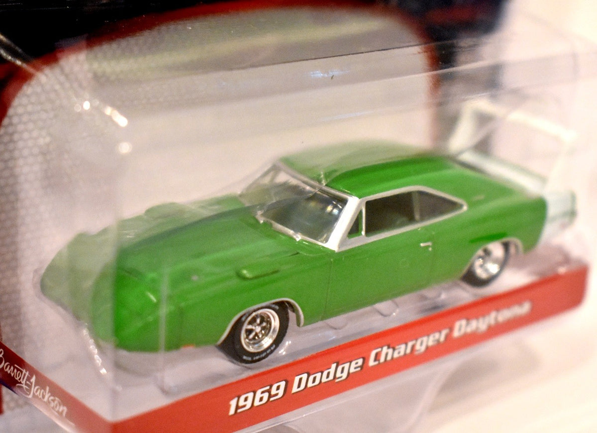 Greenlight Barrett-Jackson Auction Block - 1969 Dodge Charger Daytona