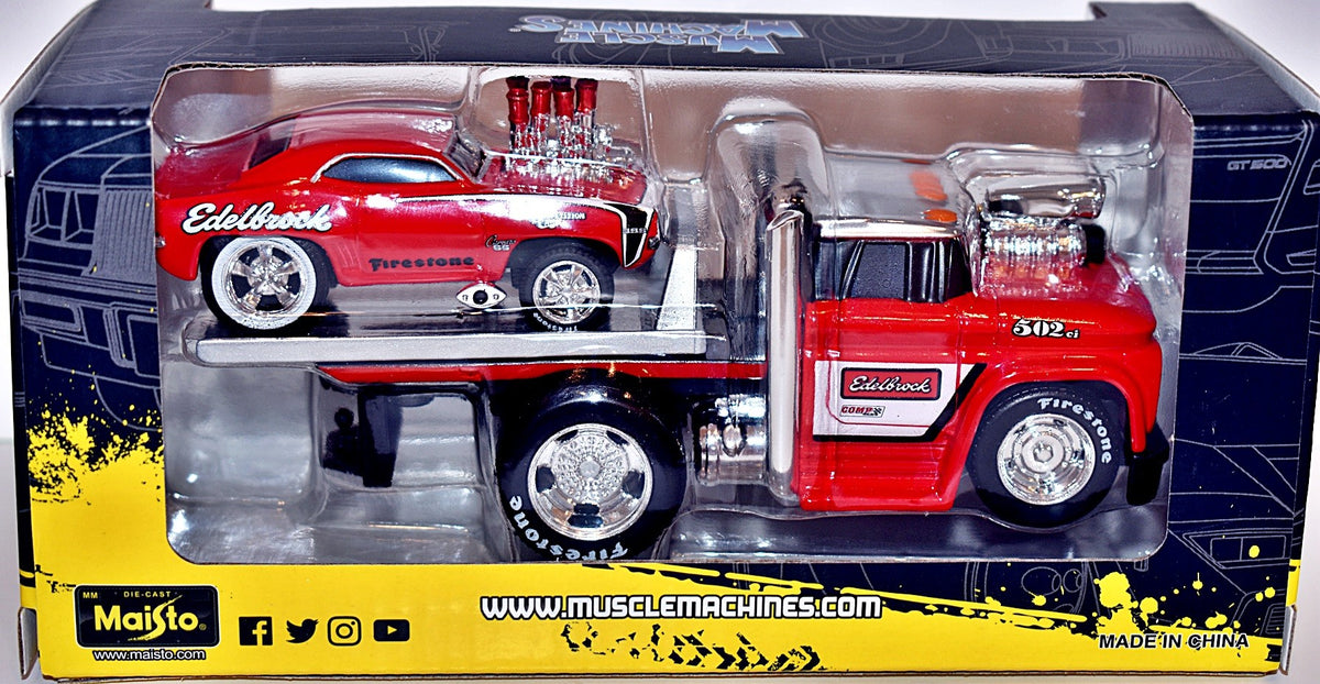 Muscle Machines  - Muscle Transports - 1966 Chevrolet C60 Transporter and 1969 Chevy Camaro SS