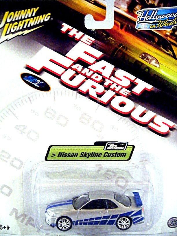 Johnny Lightning Hollywood on Wheels - Fast and Furious Nissan Skyline