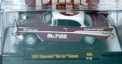 M2 Machines - Coca-Cola Series-  Mr Pibb 1957 Chevrolet Bel AIr Gasser