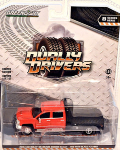 Greenlight Dually Drivers - Chevrolet Silverado 3500HD Flatbed Truck