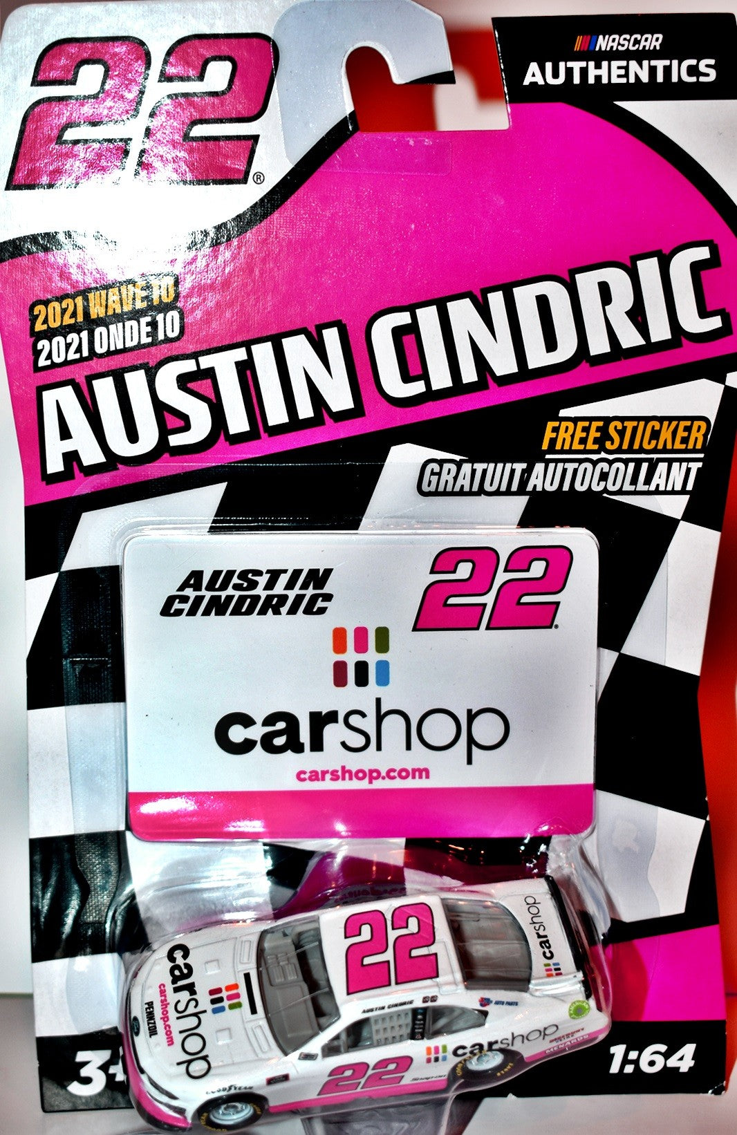 NASCAR Authentics - Austin Cindric carshop.com Ford Mustang