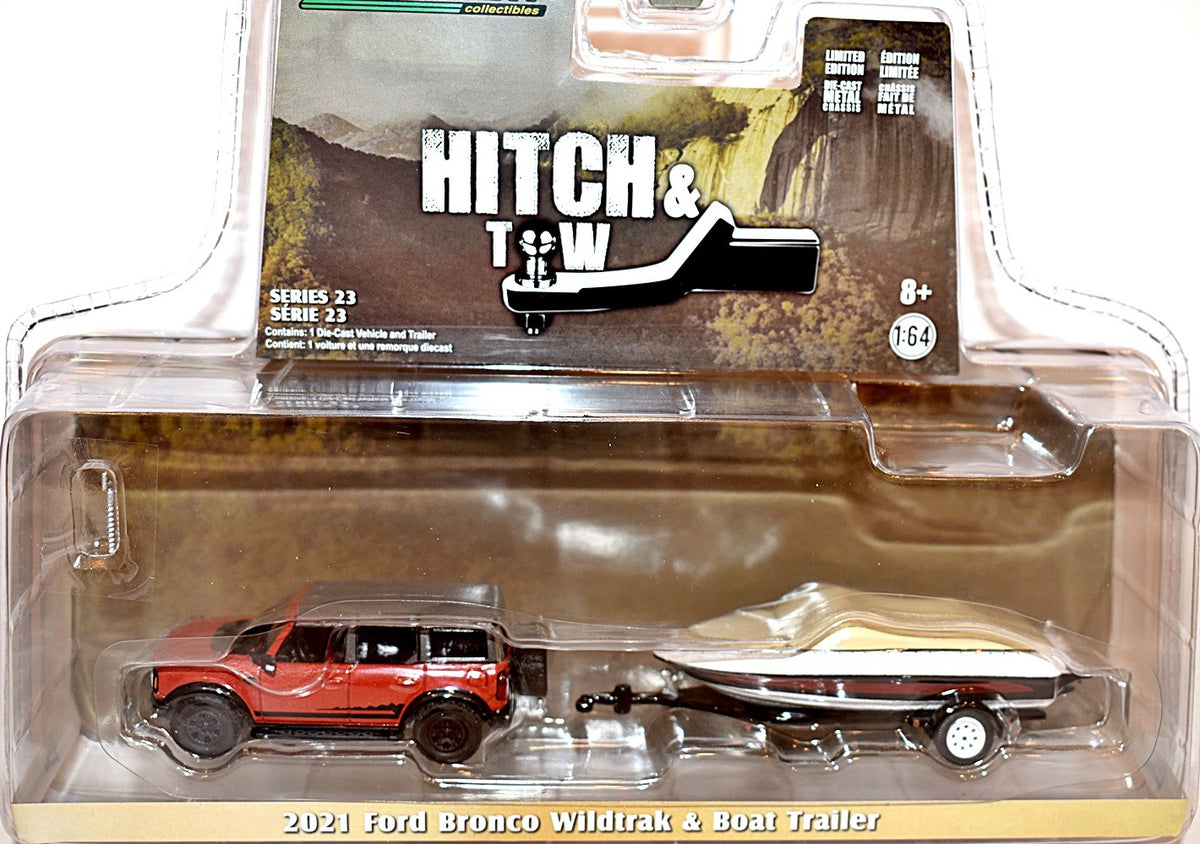 Greenlight Hitch and Tow - 2021 Ford Bronco Wildtrak  & Power Boat