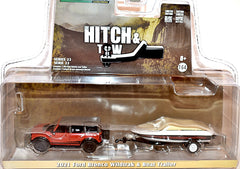 Greenlight Hitch and Tow - 2021 Ford Bronco Wildtrak  & Power Boat