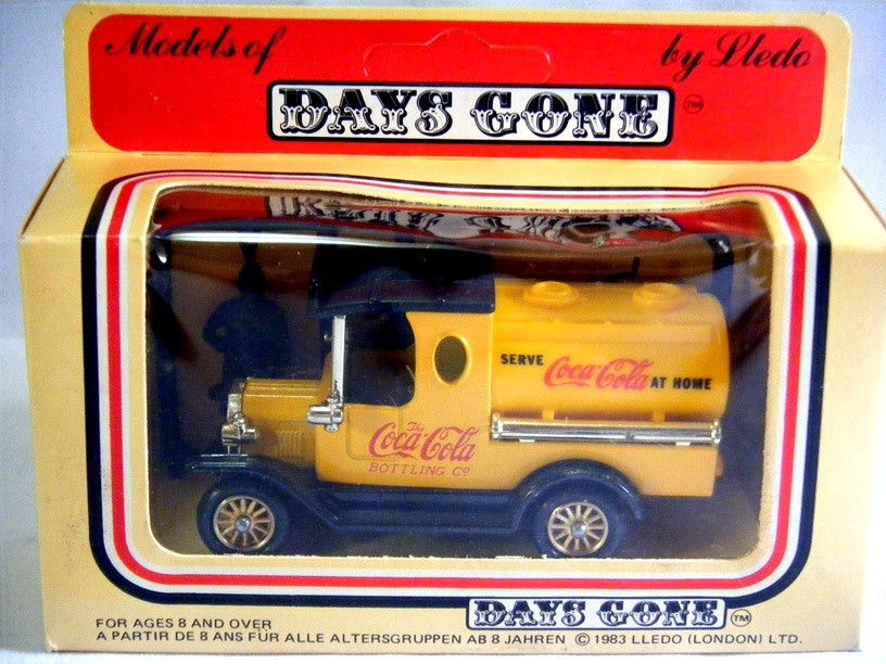 Lledo Ford Model T Coca-Cola Bottling Co Tanker Truck