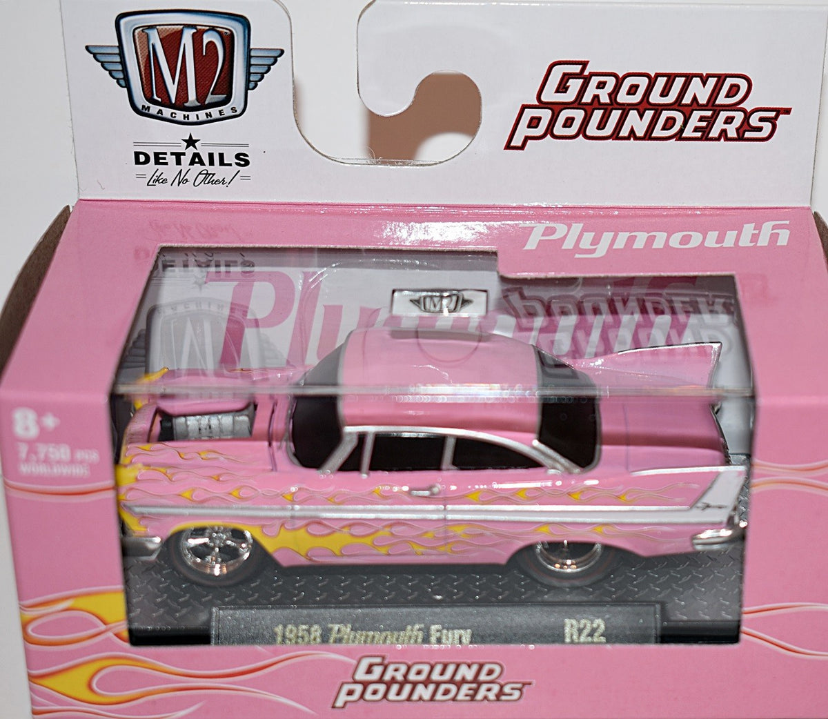M2 Machines  Ground Pounders - 1958 Plymouth Fury