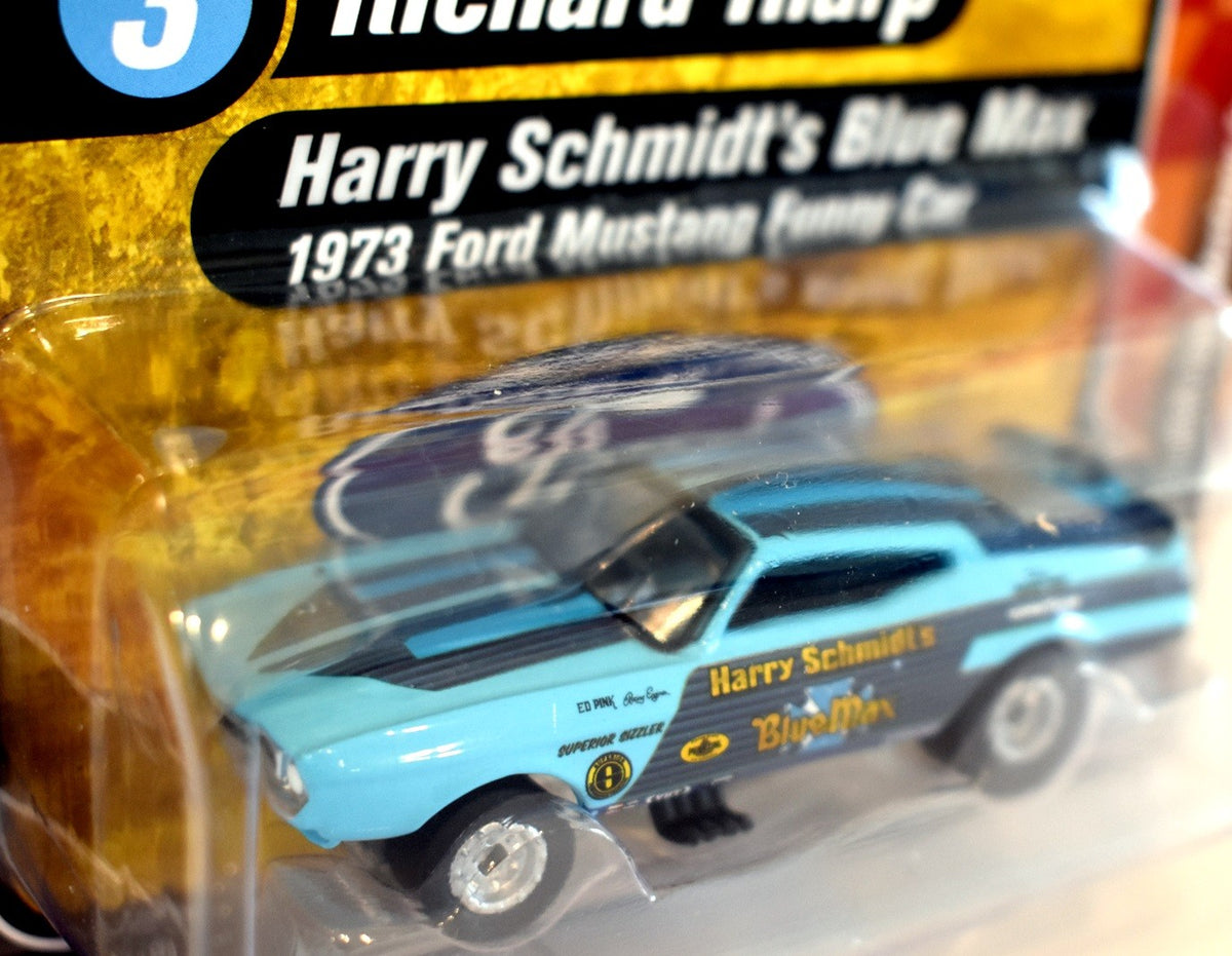 Racing Champions Mint Series - Legends of the Quarter Mile - Harry Schmidt's Blue Max 1972 Ford Mustang Funny Car