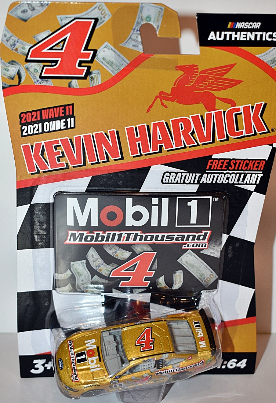 NASCAR Authentics -  Kevin Harvick Mobil 1 Ford Mustang