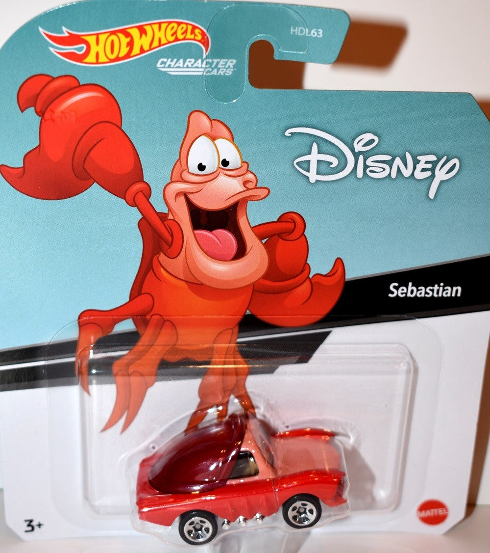 Hot Wheels Character Cars - Disney - Sebastian Hot Rod