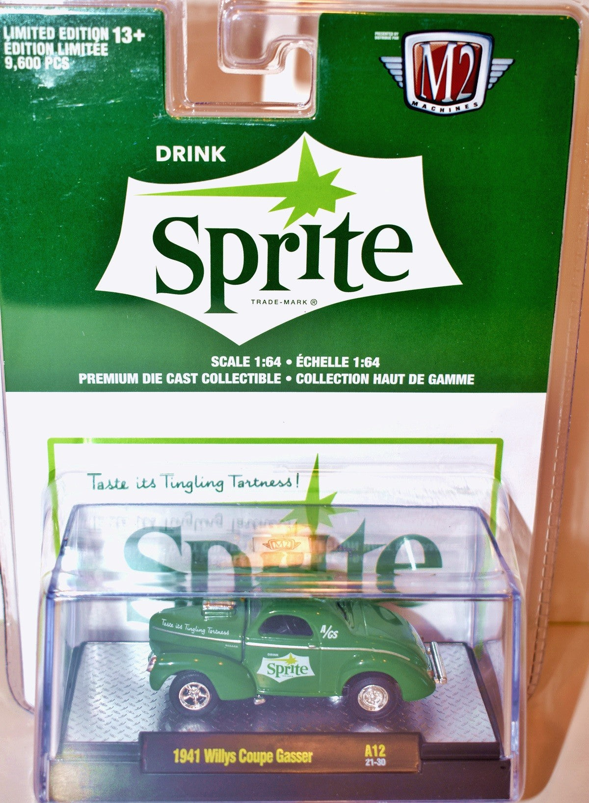 M2 Machines - Coca-Cola Series-  Sprite 41 Willys Coupe Gasser