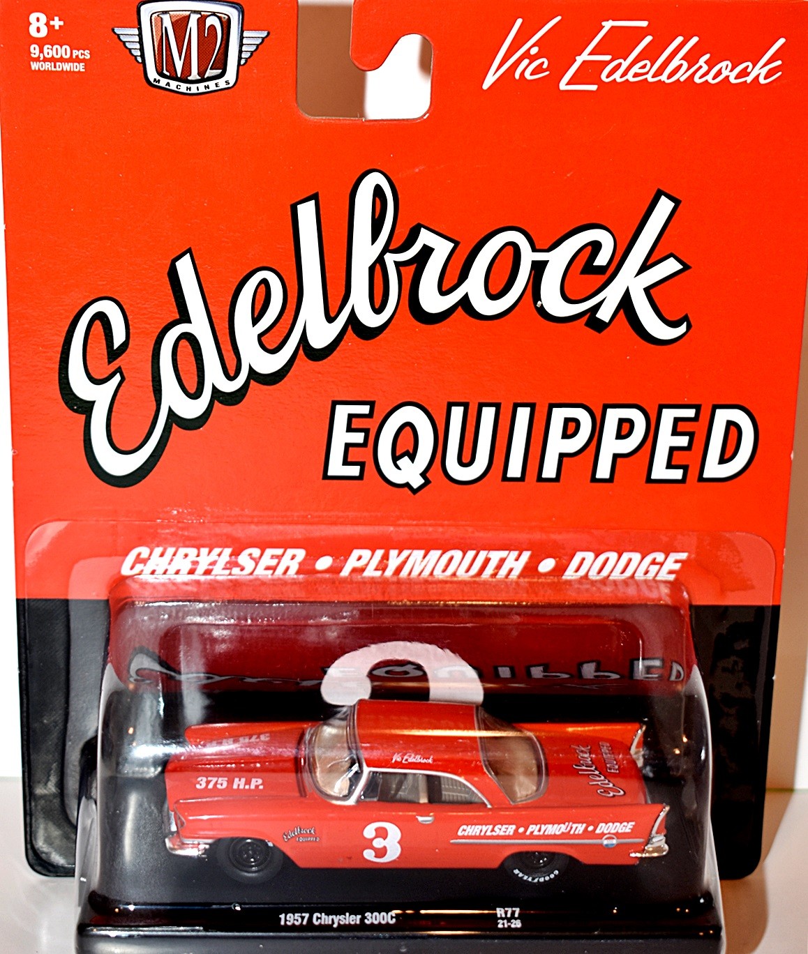 M2 Machines Drivers - 1957 Chrysler 300C Edelbrock Race Car