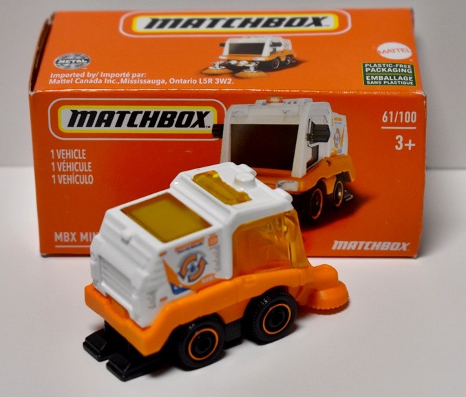 Matchbox Power Grabs - Mini Sweeper  Street Cleaner