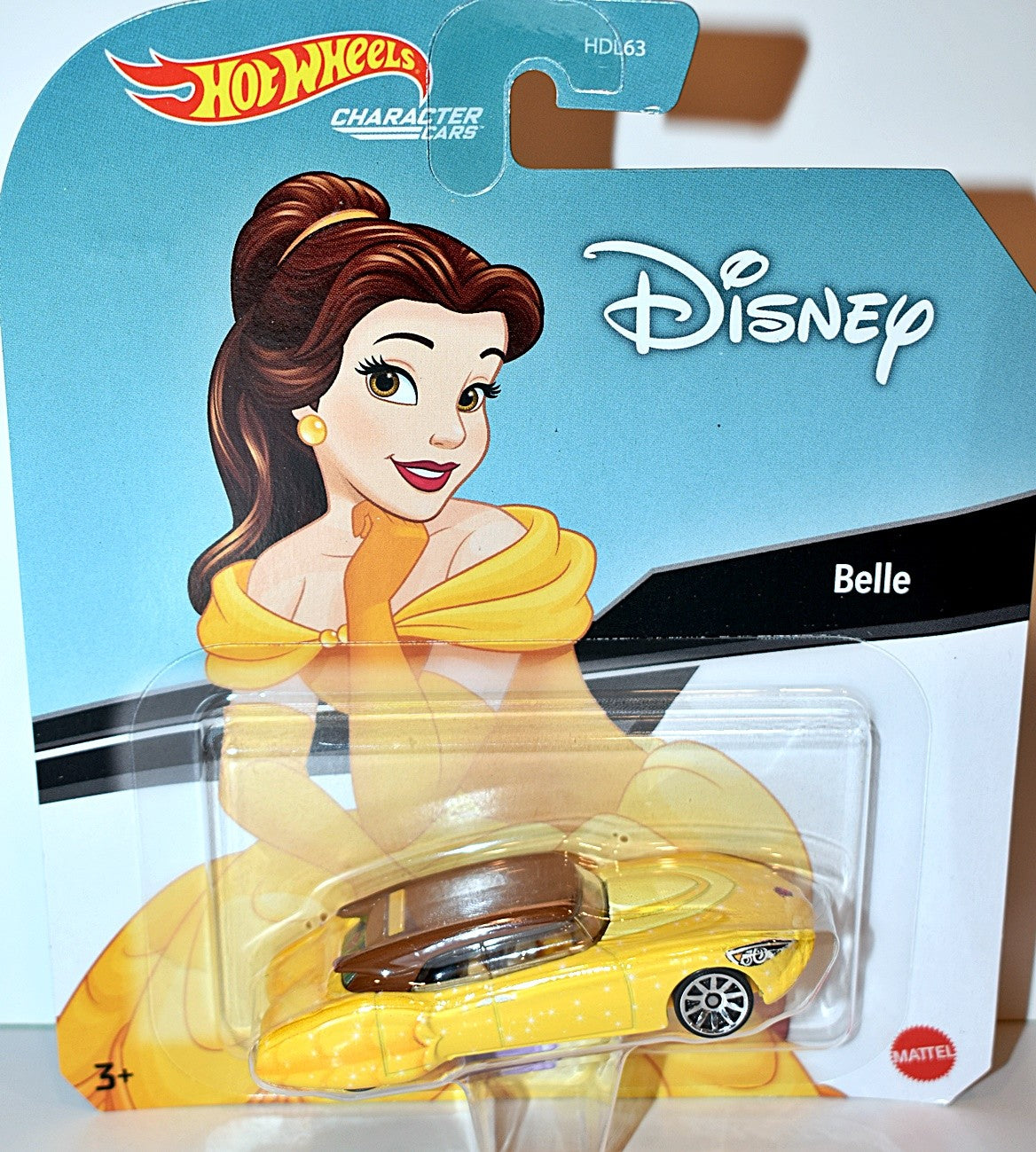 Hot Wheels Character Cars - Disney - Belle Custom Sedan