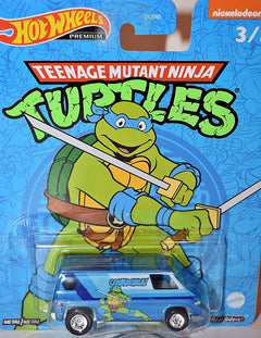 Hot Wheels Premium - Teenage Mutant Ninja Turtles - Leonardo's 70's Custom Van
