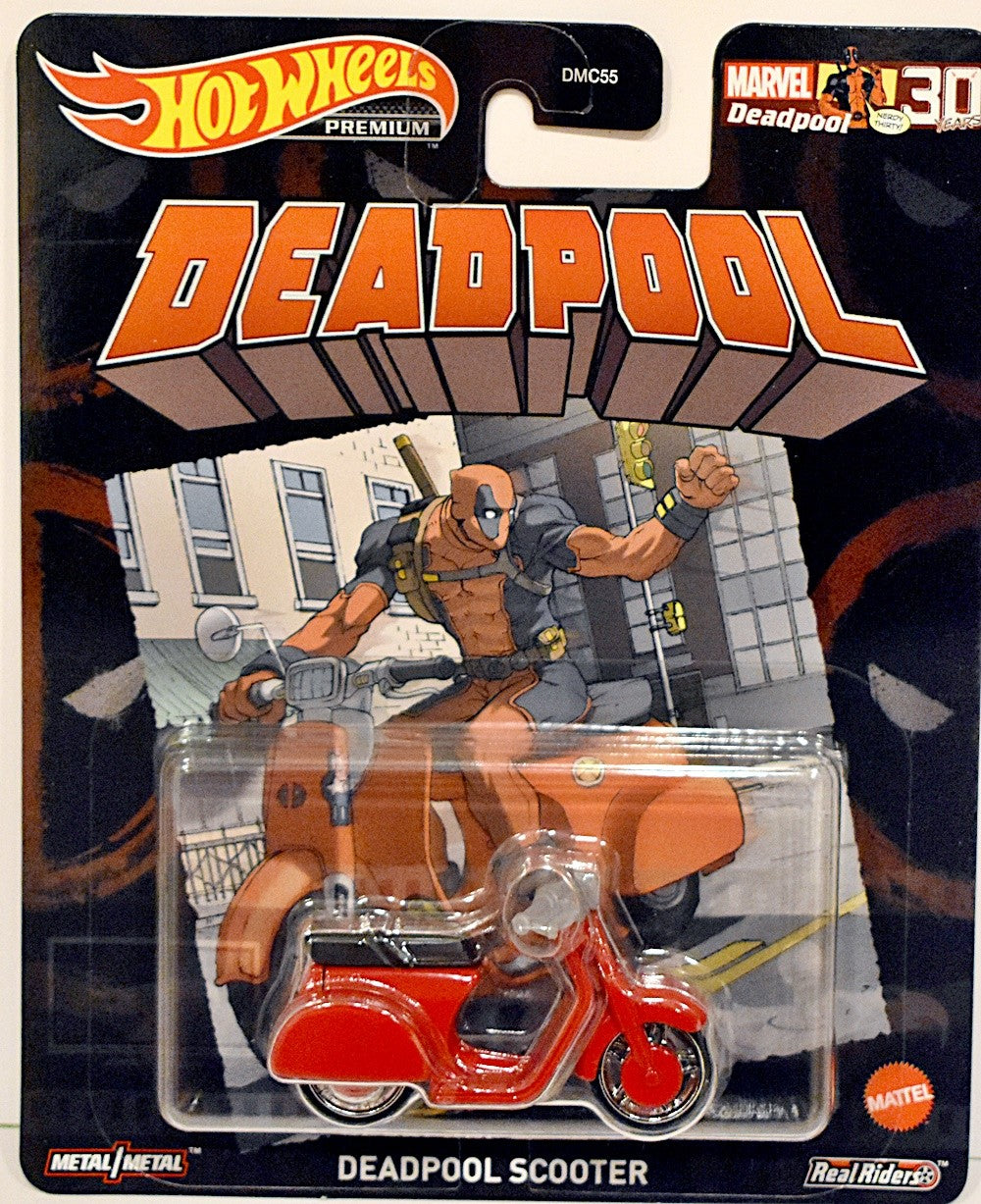 Hot Wheels Premium - Marvel - Deadpool Scooter
