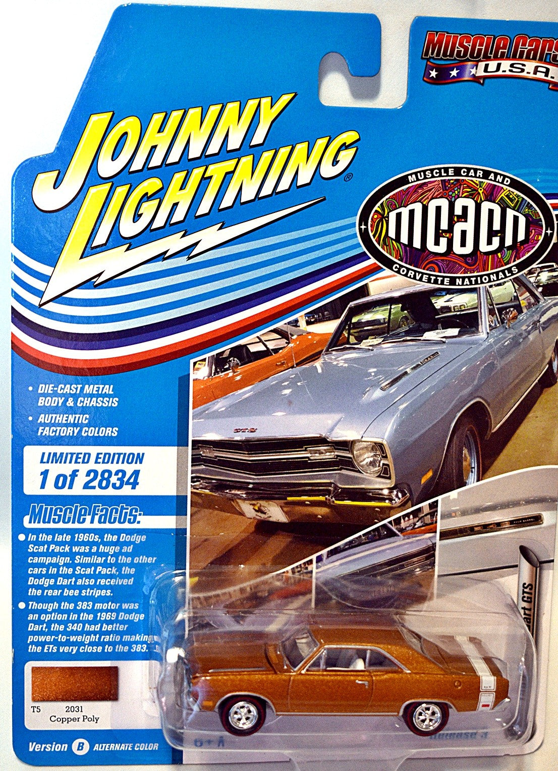 Johnny Lightning Muscle Cars USA - Limited Edition - 1970 Dodge Dart GTS