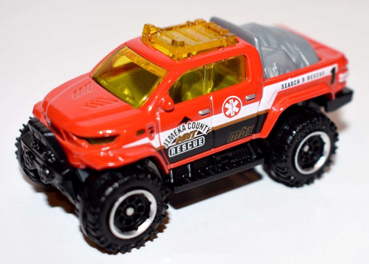 Matchbox - Snow Thrasher - 4x4 Search and Rescue Pickup Truck