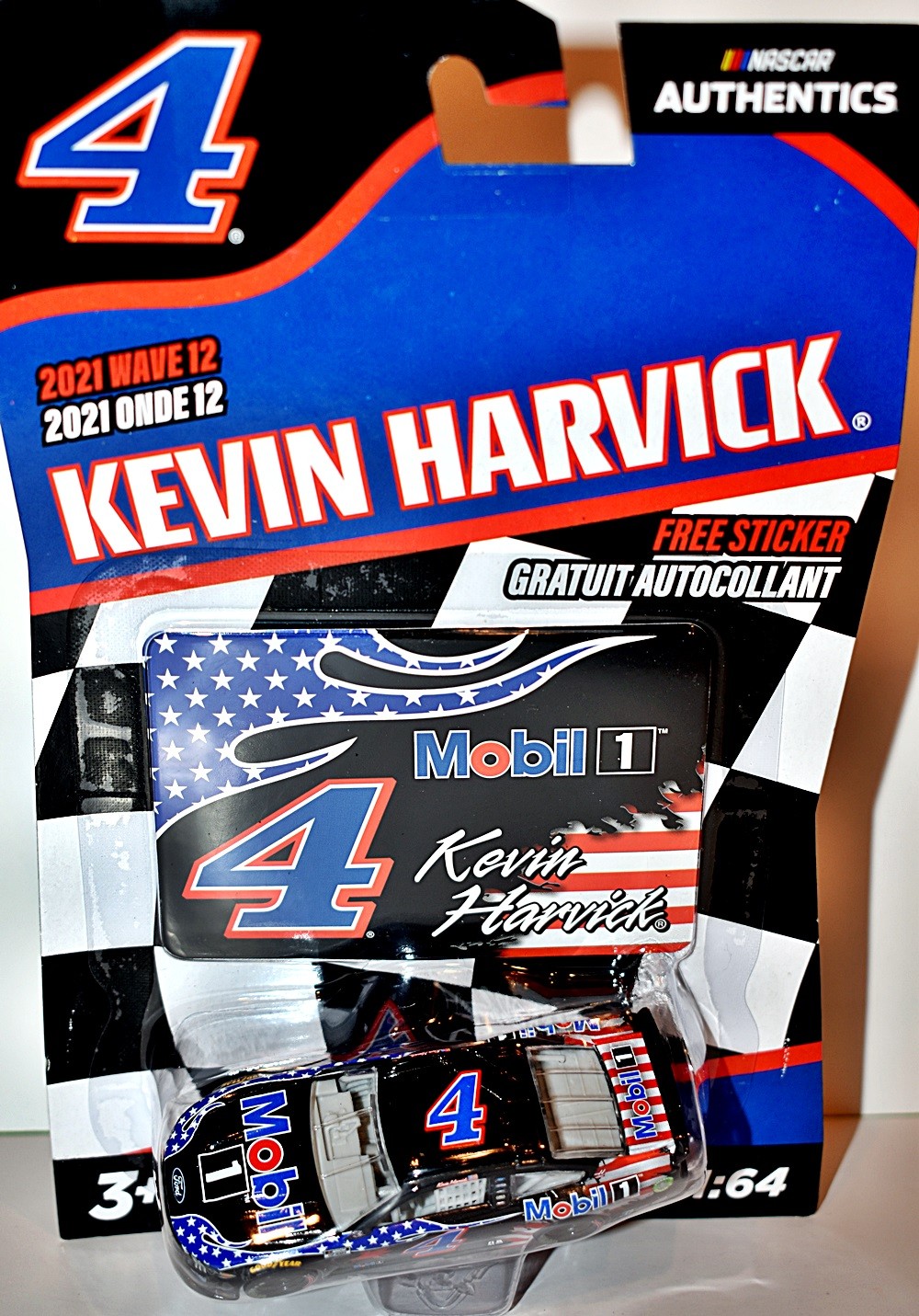 NASCAR Authentics -  Kevin Harvick Mobil 1 Ford Mustang