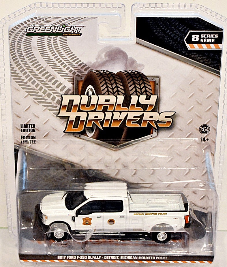Greenlight Dually Drivers - Ford F-350 Dually Pickup Truck - Detroit MI Mounted Police