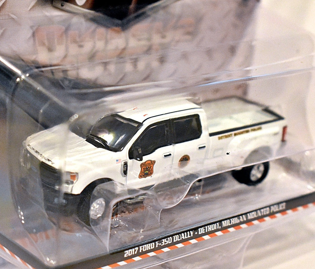 Greenlight Dually Drivers - Ford F-350 Dually Pickup Truck - Detroit MI Mounted Police