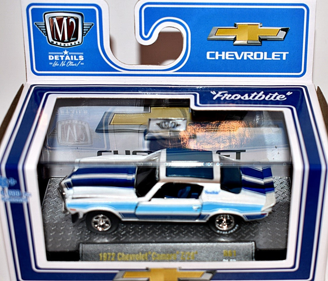 M2 Machines - Performance Packaging -  1972 Chevrolet Camaro Z28 - Frostbite