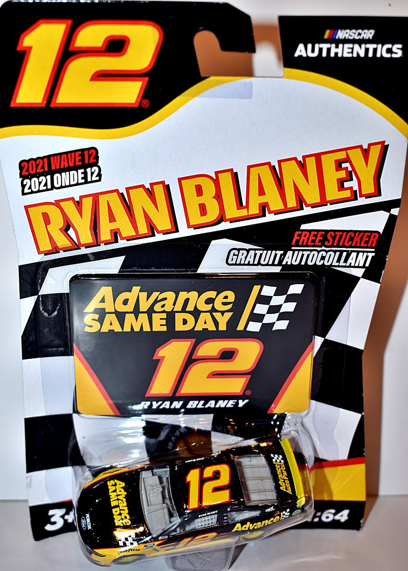 NASCAR Authentics - Ryan Blaney Advanced Same Day Ford Mustang