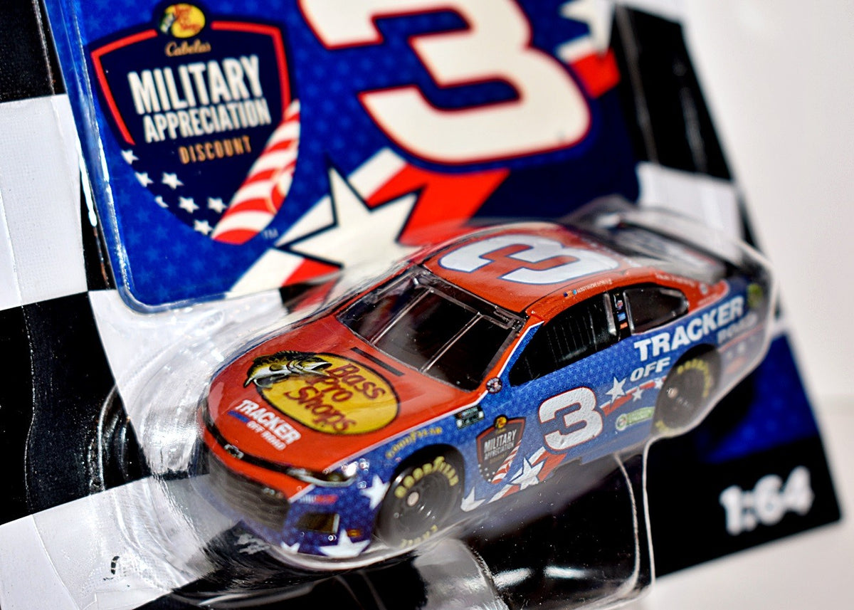 NASCAR Authentics - RCR Racing - Austin Dillon Bass Pro Shops/Tracker Boats Military Appreciation Chevrolet Camaro