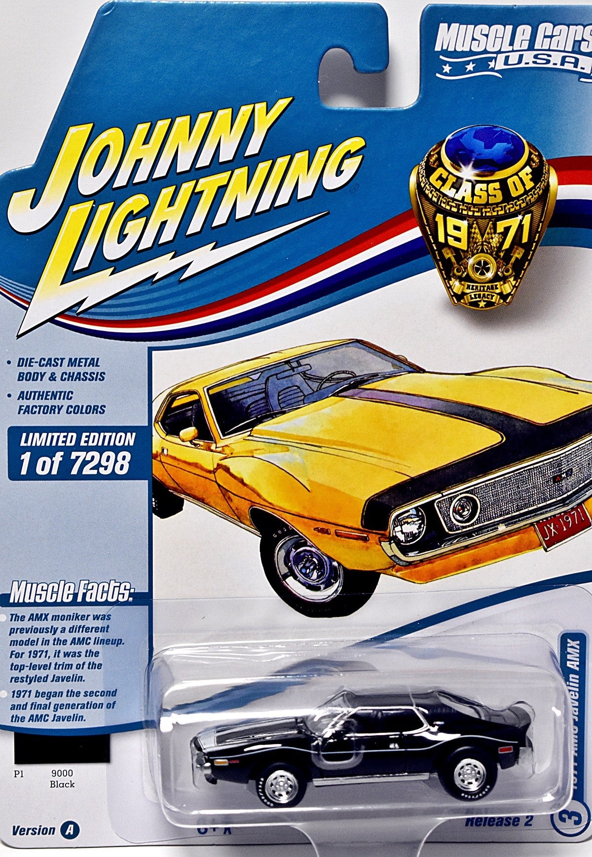 Johnny Lightning Muscle Cars USA - 1971 AMC Javelin AMX
