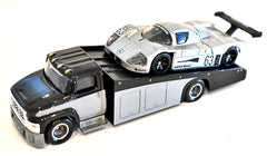 Hot Wheels Premiere - Mercedes-Benz Sauber C9 Race Car with Transporter