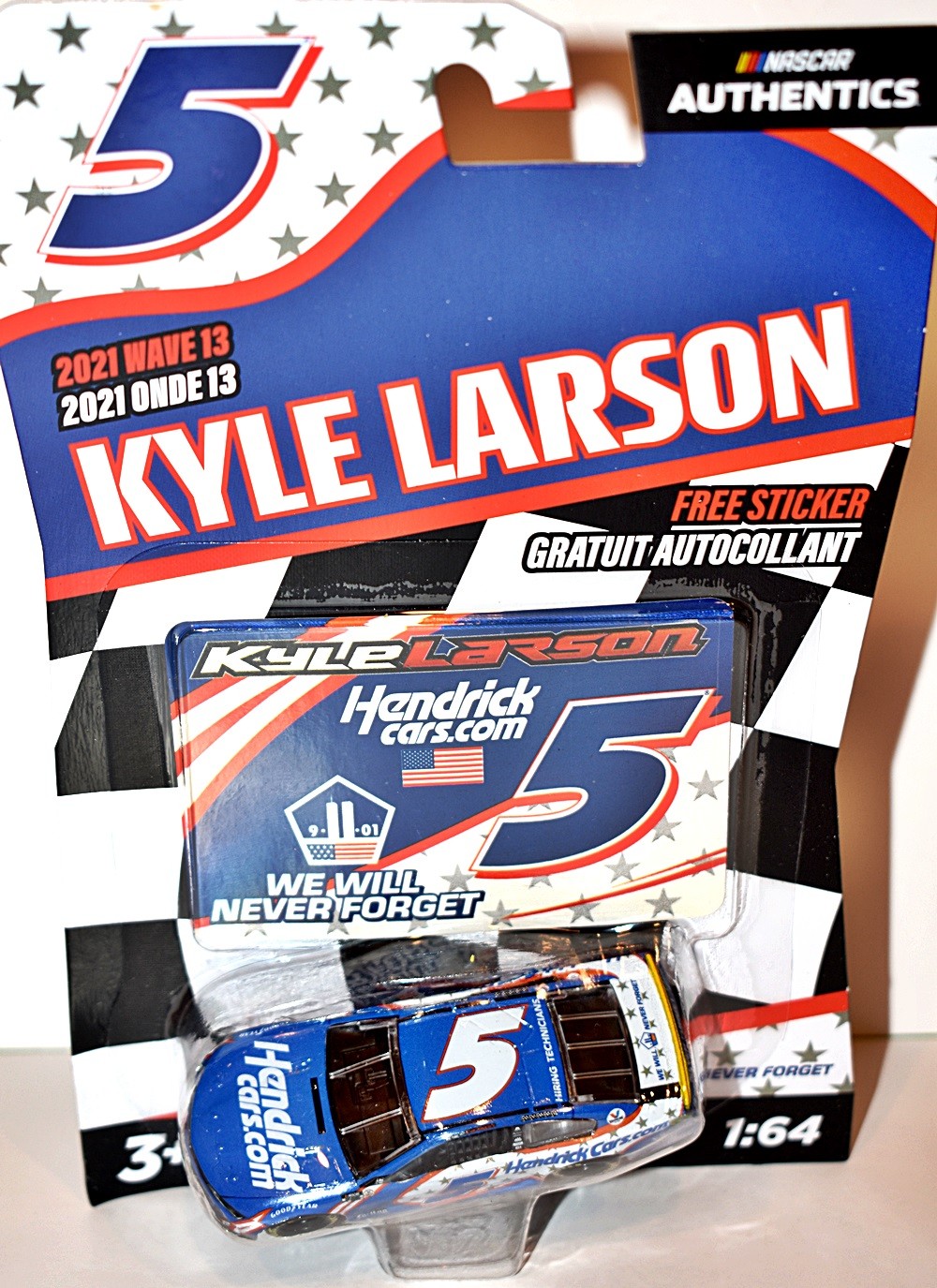 NASCAR Authentics - Kyle Larson 9-11-01 Never Forget Chevrolet Camaro Stock Car