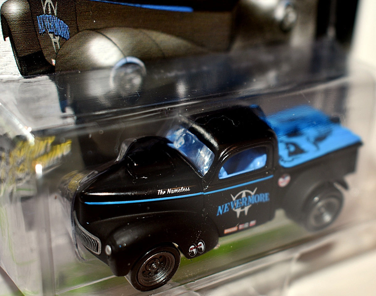 Johnny Lightning Street Freaks - Blacked Out - 1941 Willys Gasser Pickup Truck